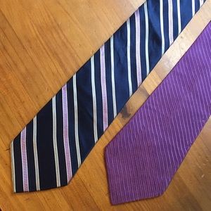 Pair of Purple Ties